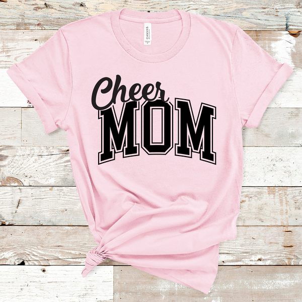 Cheer Mom Arched Letters Direct to Film Transfer - 10 to 14 Days Until RTS