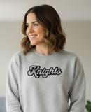 Knights Glitter Patch with Heat Activated Adhesive