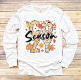 Cozy Season Fall Screen Print Transfer - HIGH HEAT FORMULA - Ready to Ship in 10 Days