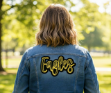 Eagles Faux Leather Embroidered Patch