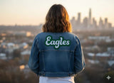 Eagles Faux Leather Embroidered Patch