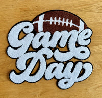 Game Day Football Iron On Patch - Ready to Ship