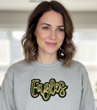 Eagles Faux Leather Embroidered Patch