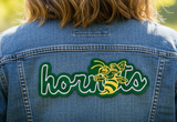 Hornets Faux Leather Embroidered Patch