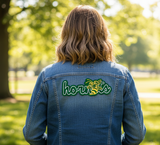 Hornets Faux Leather Embroidered Patch