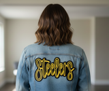 Steelers Faux Leather Embroidered Patch