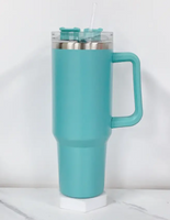 40 Ounce Stainless Steel Tumbler with Handle  - Preorder