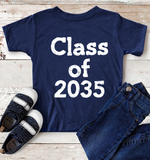 Class of 2035 Back to School Screen Print Transfer - RTS
