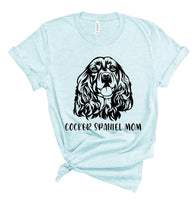 Cocker Spaniel Mom Screen Print Transfer - RTS