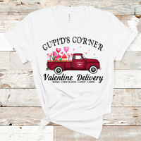 Cupid's Corner Truck with Hearts Direct to Film Transfer - 10 to 14 Day Ship Time