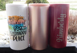 12 Ounce Skinny Metal Can Holder Blanks - Ready to Ship