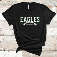 Eagles Football Green and White Direct to Film Transfer - 10 to 14 Day Ship Time