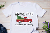 Great Dane & Co. Christmas Tree Delivery Sublimation Transfer - RTS