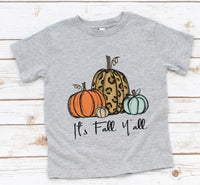 It's Fall Y'all Screen Print Transfer - Youth - RTS