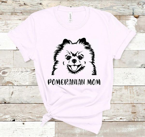 Pomeranian Mom Screen Print Transfer - RTS