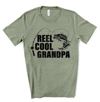 Reel Cool Grandpa Fishing Theme Screen Print Transfer - RTS
