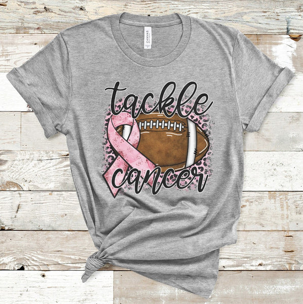 Tackle Cancer Breast Cancer Awareness Direct to Film Transfer - 10 to 14 Day Ship Time