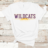 Wildcats Football Purple and Gold Direct to Film Transfer - 10 to 14 Day Ship Time