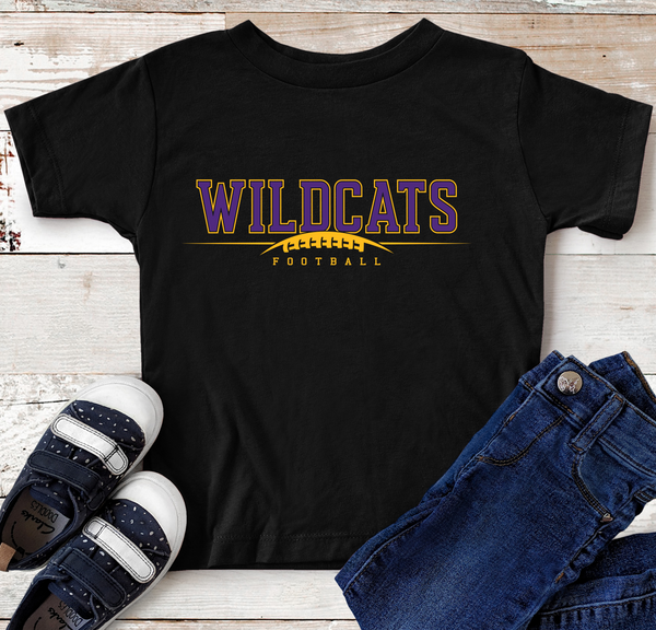 Wildcats Football Purple and Gold Direct to Film Transfer - YOUTH SIZE - 10 to 14 Day Ship Time