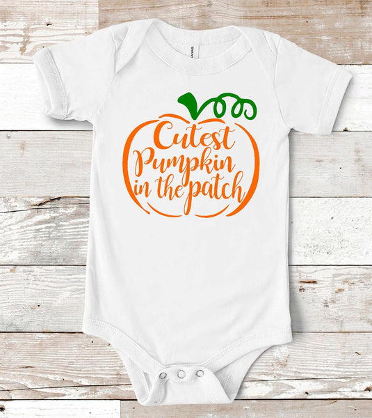 Cutest Pumpkin in the Patch Screen Print Transfer - Infant - RTS