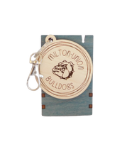 Milton-Union Bulldogs Round Keychain