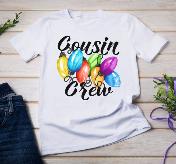 Cousin Crew Adult Size Sublimation Transfer - SUBLIMATION TRANSFER - RTS