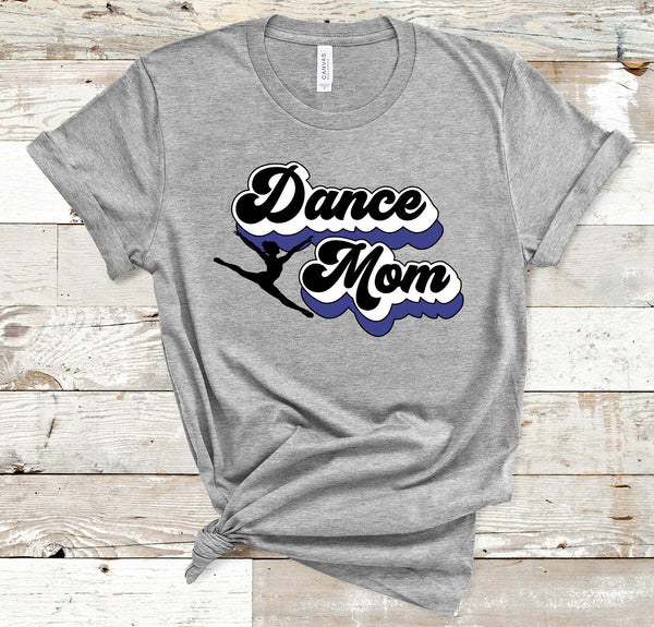 Dance Mom Ballet Royal, White, and Black Direct to Film Transfer - 10 to 14 Day Ship Time