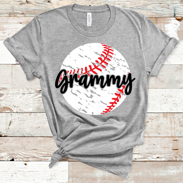 Grammy Distressed Baseball Direct to Film Transfer - 10 to 14 Day Ship Time