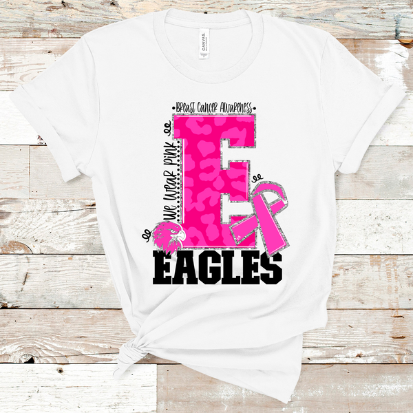 Eagles Mascot Pink Breast Cancer Awareness Direct to Film Transfer - 1 –  Shy Screen Print Transfers