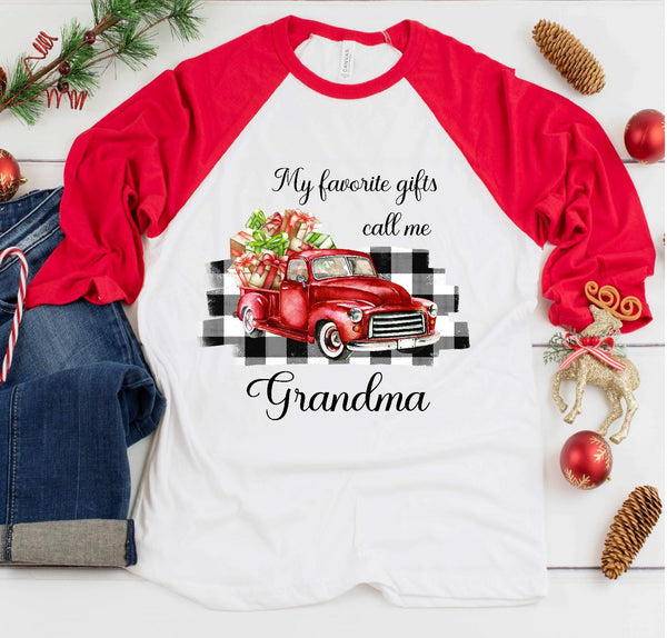 My Favorite Gifts Call Me Grandma - HIGH HEAT FORMULA - RTS