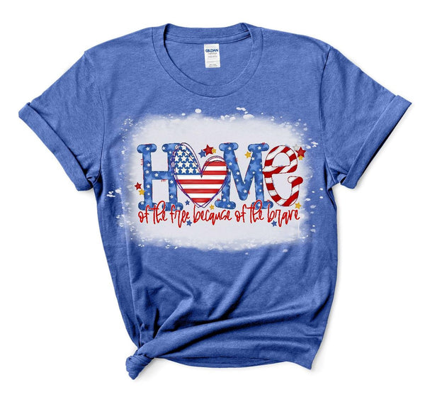 Home of the Free Because of the Brave Sublimation Transfer - RTS
