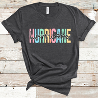 Hurricane Mascot Pastel Colors Direct to Film Transfer - 10 to 14 Day Ship Time