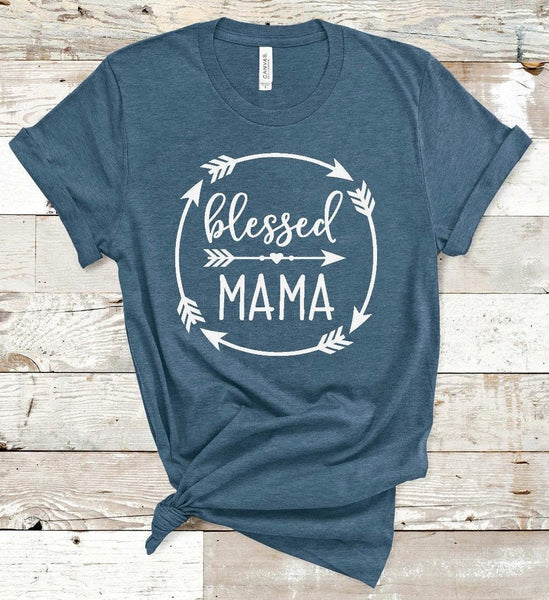 Blessed Mama Screen Print Transfer - RTS