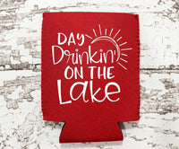 Day Drinkin' at the Lake Can Cooler Screen Print Transfer
