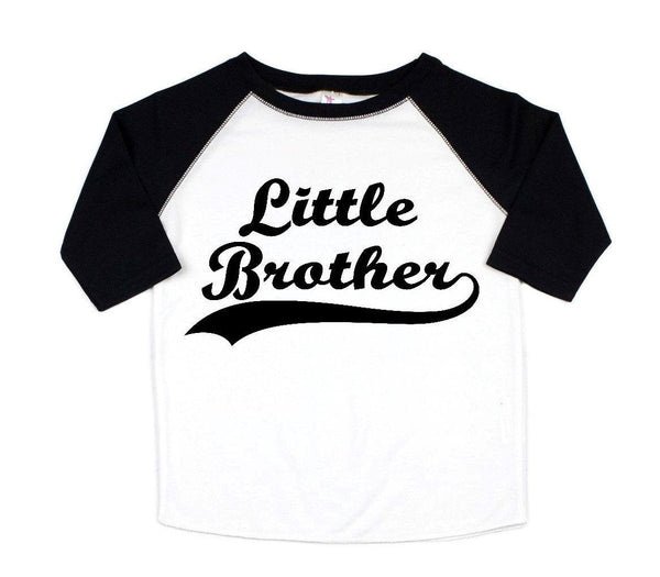 Little Brother Baseball Style Screen Print Transfer - RTS