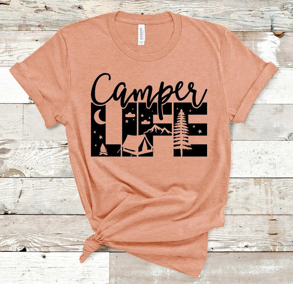 Camper Life Screen Print Transfer - RTS