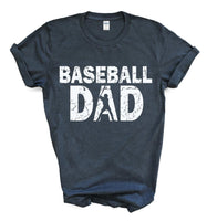 Baseball Dad Screen Print Transfer - RTS
