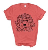 Golden Doodle Screen Print Transfer Adult Size - RTS