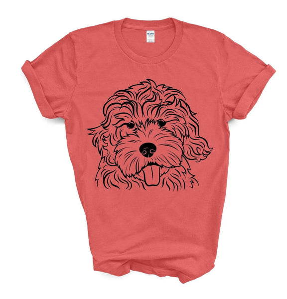 Golden Doodle Screen Print Transfer Adult Size - RTS