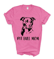 Pit Bull Mom Screen Print Transfer - RTS