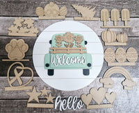 DIY Vintage Truck and Monthly Inserts Paint Kit