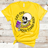 Let the Good Time Roll Mardi Gras Skeleton Direct to Film Transfer - 10 to 14 Day Ship Time