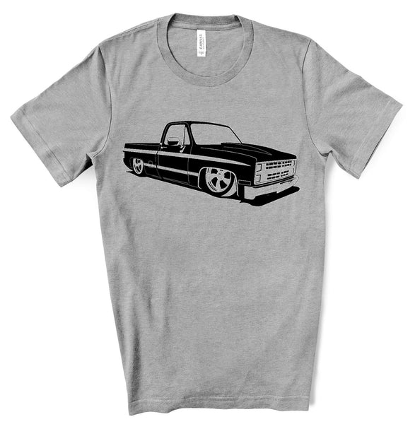 Low Rider Truck Silhouette  - SUBLIMATION TRANSFER - RTS