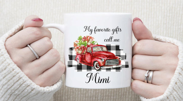 My Favorite Gifts Call Me Mimi Mug Sublimation Transfer - RTS