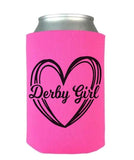 Derby Girl Heart Pocket Size Screen Print Transfer - RTS