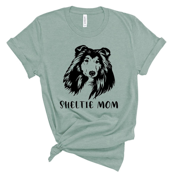 Sheltie Mom Screen Print Transfer - RTS