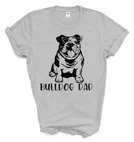 Bulldog Dad Screen Print Transfer - RTS