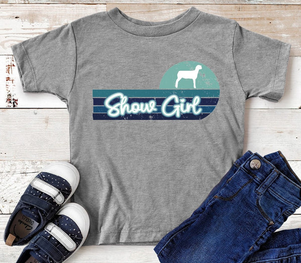 Show Girl with Lamb Youth Size Direct to Film Transfer - 10 To 14 Day TAT