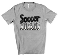 Soccer Dad Camo Print Direct to Film Transfer - 10 to 14 Day Ship Time