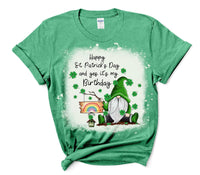 Happy St. Patrick's Day and Yes It's My Birthday Sublimation Transfer - SUBLIMATION TRANSFER - RTS